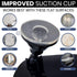 MIRRORVANA Dual Antifog Shower Mirror for Shaving, Shatterproof with Razor Holder, Upgraded Suction, 360° Swivel (8"