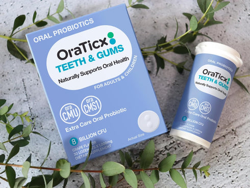 Teeth & Gums Dental Probiotic, Naturally Supports Oral Health, 8 Billion CFU, Grape Flavor, 30 Lozenges