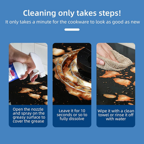 All-Purpose Household Cleaners, Multi-Purpose Kitchen Cleaner Spray for Home, Heavy Oil Stain Remover for Kitchen and