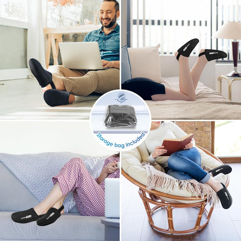 Pack 1 (2 Packs) ComfiTECH Foot & Toe Ice Sleeve for Forefoot Pair, Cooling Feet Application Wrap with Stretchable