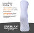 Non-Slip Diamond Star Hospital Crew Socks with Grips for Men and Women