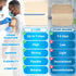 JJ CARE Hydrocolloid Dressing 4x4, Pack of 10, Self-Adhesive Thin Hydrocolloid Wound Dressing