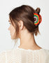 Rainbow Hair Claw Clip, Non Slip 3inch Acrylic Acetate Jaw Barrettes for Women Girls, Cute Hair Accessory