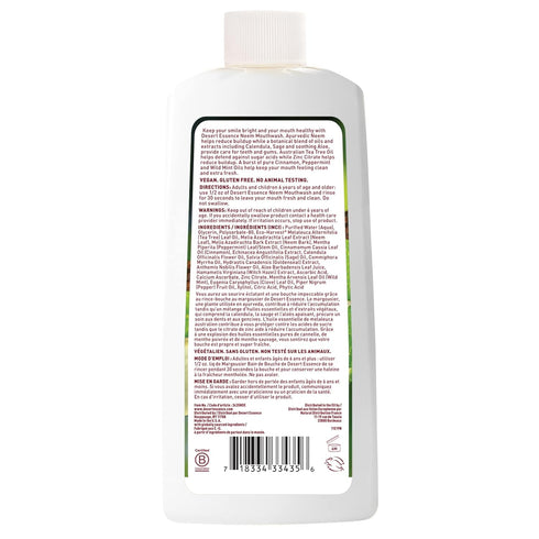 Set Neem Cinnamint Oral Care Duo - Refreshing Mouthwash & Toothpaste