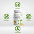 CoQ10 100mg - 240 Capsules with Omega 3 Fatty Acid 100mg, Bioavailable Coenzyme Q10 for Heart, Energy & Brain Health