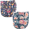 ReUseLife 2 Pieces Adjustable Washable Reusable Cloth Incontinence Underwears for Women and Men,Adult