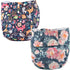 ReUseLife 2 Pieces Adjustable Washable Reusable Cloth Incontinence Underwears for Women and Men,Adult