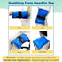 Rectangle Gel Pad - 15''x11'' Reusable Gel Ice Pack for Arm, Leg, Knee, Back - 1 Pack Blue, Hands-Free Application