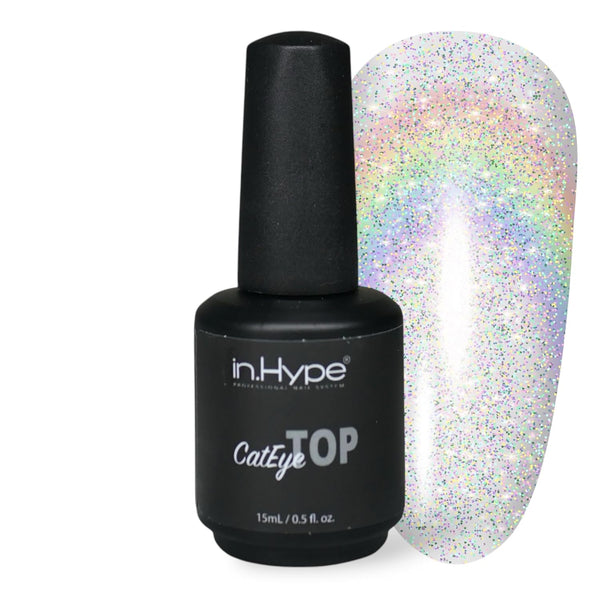 IN.HYPE Gel Top Coat, UV/LED Cured (Cat Eye)