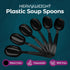Heavy Duty Plastic Spoons - Disposable Soup Spoons - Plastic Cutlery for Parties, Pack of 500