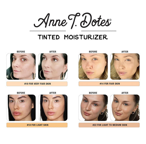 theBalm Anne T. Dotes Tinted Moisturizer, 10 (Very Fair Skin), 1 fl. oz., 7168