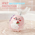 Onekki 4 2 3 IPX7 2-12 Kids Electric Toothbrush U Shaped with Brush Heads, Rechargeable Toddler Toothbrush with Mins