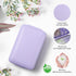 OUVBTX 8 Travel Pill Organizer with Blank Labels, Weekly Pill Box, Large Compartments Medicine Organizer