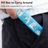 Daviky Pill Organizer 4 Times a Day, 7 Day Pill Box, Large Weekly Medicine Organizer for Travel with Removable