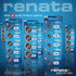 Renata CR2450N 3 (4 Pack) Batteries Volt Lithium Coin Battery