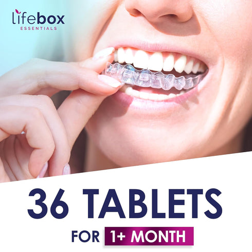 Retainer Cleaner Tablets - Denture Cleaning Tablets for Aligners, Retainers, and Night Guards (36 Tablets)