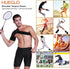 HUEGLO Right Shoulder Brace for Men, Torn Rotator Cuff Support Stabilizer for Women, Shoulder Pain Relief