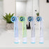 2 Pack Toothbrush Head Covers, Compatible with Oral B Electric Toothbrush Round Heads (White)