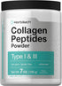 Horbaeach Collagen Peptides Powder 7oz | Unflavored Multi Collagen Protein and Amino Acids | Type I and III | Gluten