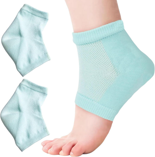Gel Heel Strap for Kids, Heel Sensitivity Relief from Severs Disease, Plantar Fasciitis, Size Kids 3-7/Women 5-9 (1