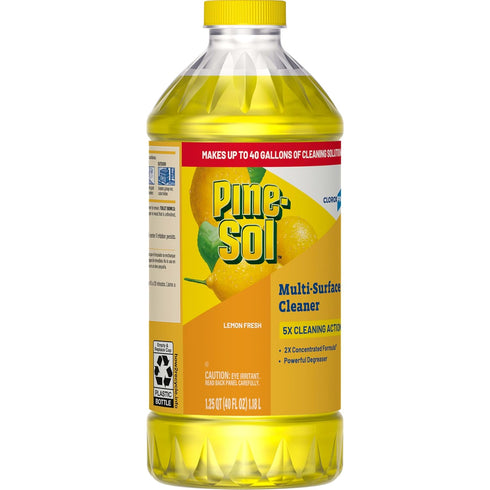 Pine-Sol 40 (Package CloroxPro Multi-Surface Cleaner, All Purpose Cleaner, Lemon Fresh, Fluid Ounces May Vary)