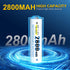 HIKITMATE 12 Pack 1.2V 2800mAh 1600 12 Rechargeable AA Batteries with Charger, Ni-MH Double A Batteries, Cycles, Type-C