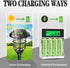 Zsolarigt 2200mAh 1.2V 10 Counts, 2200mAh NiMH AA Rechargeable Batteries High Capacity Double A Battery Lasting Long