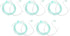 Dealmed Adult Standard Nasal Cannula - 7 ft Soft Green Tubing for Oxygen, Highly Visible, Kink Resistant, Lightweight