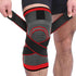 DCF Knee Braces, Compression Sleeve for Men and Women, Knee Pain Relief, Fitness Support for Sports, 2XL, Red