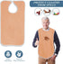 Nobles Health Care Products Pack 6 of Terry Adult Bib with hook and loop Closure (Peach)