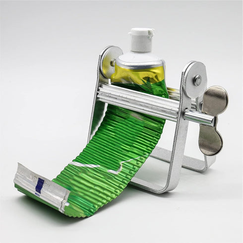 Naroote Toothpaste Squeezer Tube Roller, Multifunctional Metal Toothpaste Tube Squeezer Paint Tube Wringer Tooth