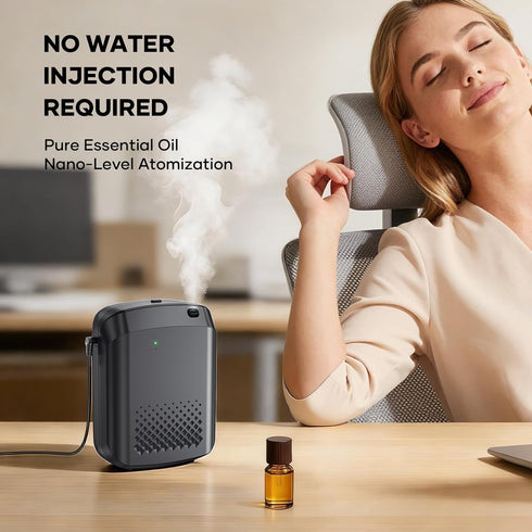 WOYCOOL 400mL 3200 Essential Oil Diffuser & Smart Humidifier - Capacity Up to sq.ft., Aromatherapy Scent Machine