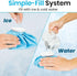 Arctic Flex Refillable Ice Pack Bags (2 Pack) - Reusable Hot Water & Ice Pack for Injuries, Pain Relief & Headaches