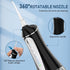 Water Dental Flosser for Teeth Cleaning - Portable Rechargeable Oral Irrigator with 4 Modes & 6 Tips