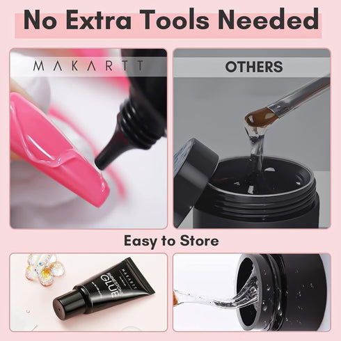 Makartt Nail Rhinestone Glue - Super Strong Gel Nail Glue for Nail Charm 3D Nails Bling Gel (30ML)
