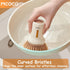 Set Dish Brush with Soap Dispensing Palm Brush Dish Scrub Brush with Soap Dispenser Palm Dish Brush Kitchen Cleaning