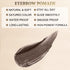 LAVONE Eyebrow Stamp Pencil Kit, Waterproof Eyebrow Pencil, Eyeliner, Pomade, Dual-ended Brush - Dark Brown