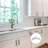 DOITOOL 2PCS Kitchen Trash Bag Holder, Suction Cup Sink Trash Bag Holder Rack for Kitchen, Grey