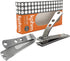 KOHM Curved Nail Clippers with Nail File - Heavy Duty Stainless Steel Toe Nail Nippers for Men, Women, Seniors