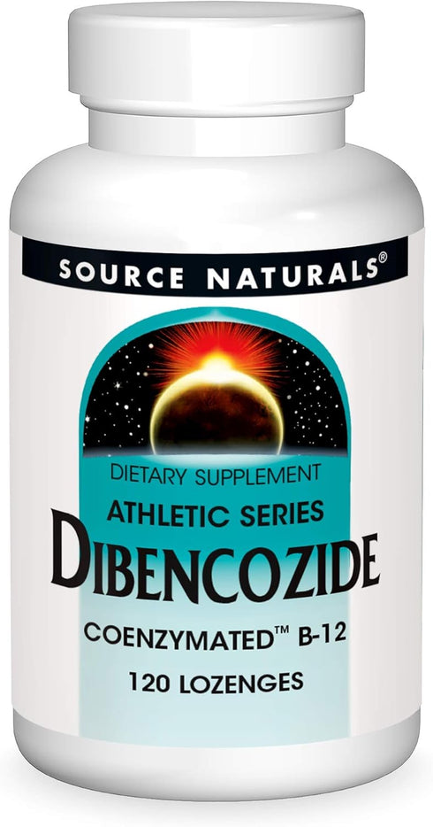 Source Naturals Dibencozide, Coenzymated B-12 Athletic Series, Quick Dissolving Dietary Supplement, 120 Lozenges