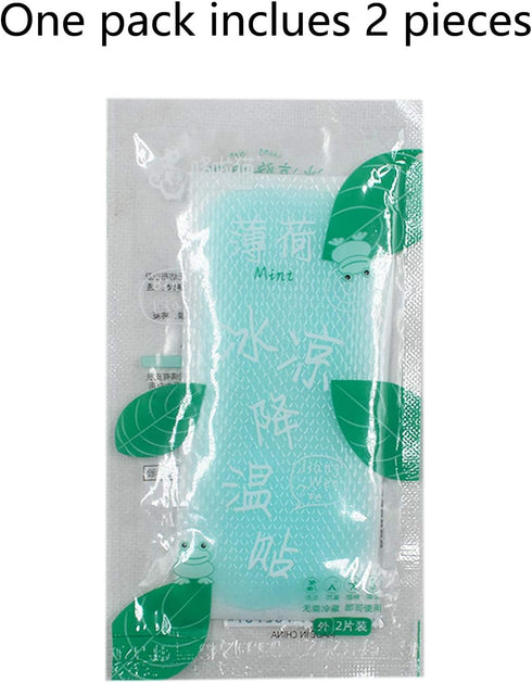 Fever Cooling Gel Patches, 60 Sheets, Cooling Forehead Strips for Relieving Headache, Toothache Pain, Drowsiness,