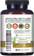 Why Not Natural 4-in-1 Organic Black Maca Root, Ashwagandha, Fenugreek, Panax Ginseng Capsules - 120 Count