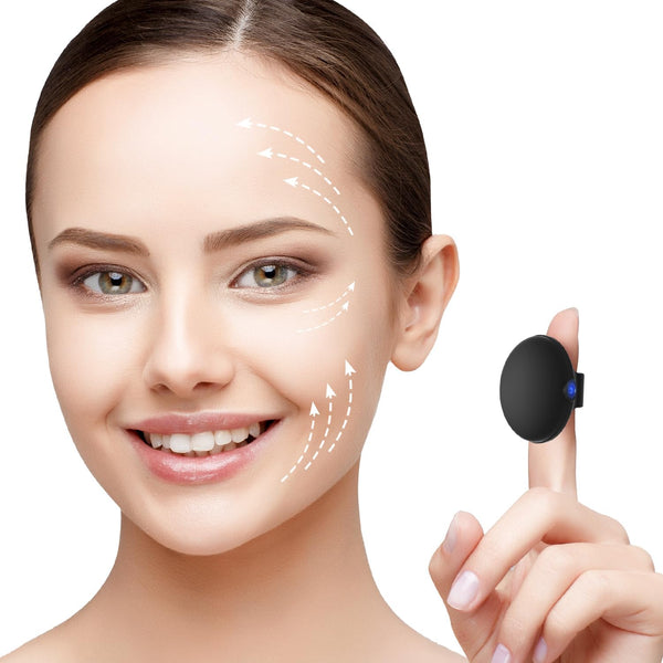 Pinkmini Portable Facial Massage Ball, Waterproof Rechargeable Powerful Multifunctional Eye Finger and Neck