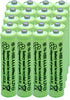 Solar Light Batteries AAA NiMH 600mAh 1.2V Rechargeable for Garden Solar Lights and Remotes (20 Pcs)