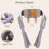 Mulukiss Neck and Shoulder Massager with Soothing Heat, Deep Tissue Kneading Shiatsu Massage Pillow for Back, Leg, Body