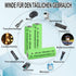 Lombaour 1.2 500mAh Lights(12 Volts AA Solar Long Life Rechargeable Green Batteries,Double A Nickel Metal Hydride Solar