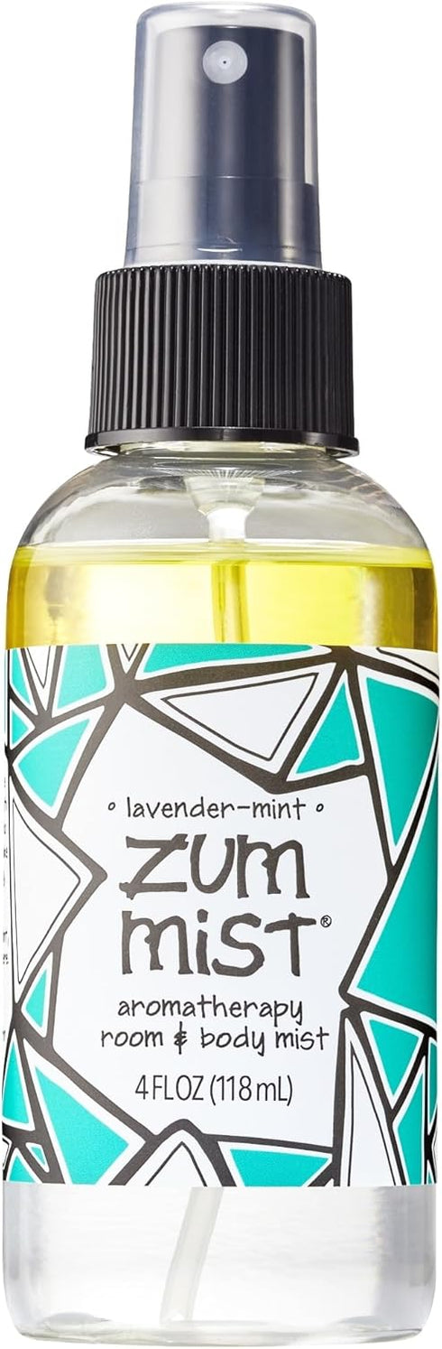 Indigo Wild Zum Mist Room & Body Spray, Lavender-Mint Scent, 4 fl oz for Aromatherapy