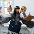 Whaline 5Pcs Back to School Yellow Pencil Hair Bow Clips, Jumbo Ribbon Grosgrain Hairgrips for Girls
