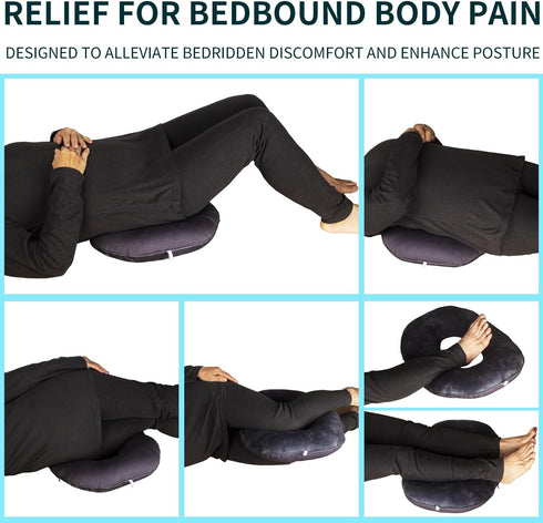 QIUCHA Tailbone Pillow Pain Relief Cushion, Soft Pad for Bed Sores. Anti-Decubitus Pad-Breathable for Hemorrhoids