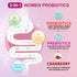 Women's Probiotic with Cranberry Extract, Organic Prebiotics & Vitamin C, 90 Billion CFUs, 90 Tablets